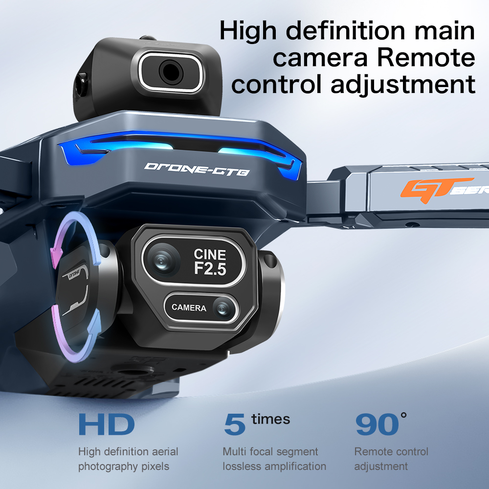 Drone RC GT8 Dobrável com GPS, - Drone Mapping avaliação e preço